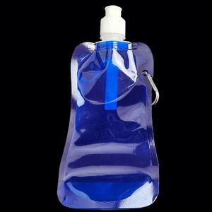 Bolsa de Plástico Plegable para Botella de Agua, Personalizada, de 480/500 ml, Portátil, Reutilizable, para Bebidas Deportivas, Disponible en Stock del Fabricante - Product Image 4