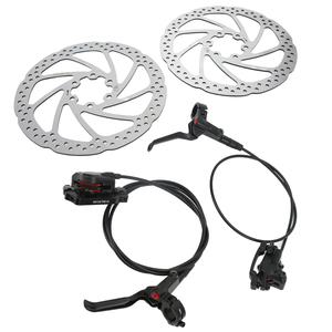 Kit de Freio a Disco Hidráulico para Bicicleta LeBycle com Pistão Duplo e Pressão de Óleo Universal com Freio a Disco Dianteiro e Traseiro de 160mm - Product Image 3