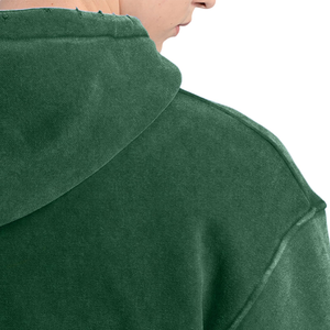 Pull Acid Wash 420 Gsm Coton Coupe Surdimensionnée Manches Longues Avec Poches Avant Unisexe <span class=keywords><strong>Porter</strong></span> Hommes Athlétique Vintage Hoodies - Product Image 4