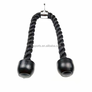 Wholesale Gym Accessory <strong>Extension</strong> Pushdown <strong>Tricep</strong> <strong>Rope</strong> Pulldown Black <strong>Tricep</strong> <strong>Rope</strong> - Product Image 6