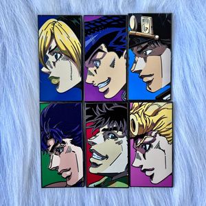 6 Estilos de Pines de Esmalte Suave de Anime <span class=keywords><strong>Kujo</strong></span> <span class=keywords><strong>Jotaro</strong></span>, Impresión UV, Accesorios para Bolsos, Cuellos y Camisas, Fabricados en China - Product Image 5