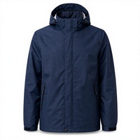 Veste de pluie en polyester recyclé, à capuche, imperméable, pour les déplacements en extérieur