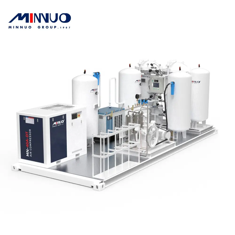 Minnuo brand stable quality medicinal oxygen plant produce medical level oxygen hot sale for Peru