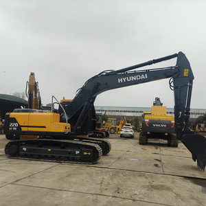 Excavadora de cadenas Hyundai 220LC-9S usada, 22 toneladas, cucharón de 1.0 m, motor, caja de cambios, bomba, componentes originales de Corea del Sur - Product Image 5