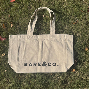 Sac fourre-tout en toile de coton personnalisé avec logo pour femme, grande capacité, pour <span class=keywords><strong>week</strong></span>-<span class=keywords><strong>end</strong></span>, fête, plage - Product Image 2