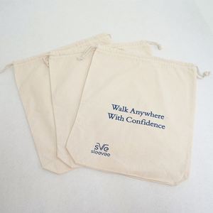 Sacs à poussière en coton personnalisés en gros avec cordon de serrage pour chaussures - Product Image 2