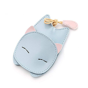 Cute bag <b>keychain</b>, PU <b>leather</b> key cover, gift, key pendant, logo can be printed. - Product Image 2