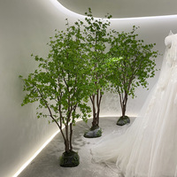 Bunga Sutra Camellia Japonica Pittosporum Tobira Maple Jepang Buatan Tahan UV Modern Minimalis Dalam/Luar Ruangan