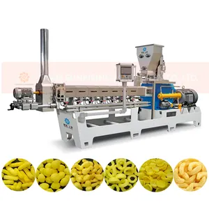 Mesin makanan ringan Pusat Jam mesin makanan ringan roti ekstrusi mesin makanan ringan bola catur kualitas tinggi lini produksi