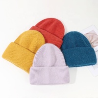 Czelrine 100% Mini laine pêcheur bonnet chapeaux Logo personnalisé tricoté hiver automne court pour hommes femmes Camouflage pour une utilisation à la plage