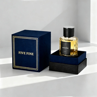Boîte à parfum en papier fantaisie personnalisée de luxe, gaufrée, 30 ml, 50 ml, 100 ml, boîte cadeau rigide en papier pour parfum avec insert en velours EVA