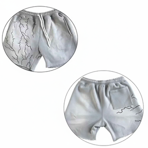 Custom Made <b>Men's</b> Acid Washed Denim <b>Jeans</b> Shorts Breathable 100% Cotton <b>High</b> <b>Waist</b> Streetwear Casual Style for Summer - Product Image 1