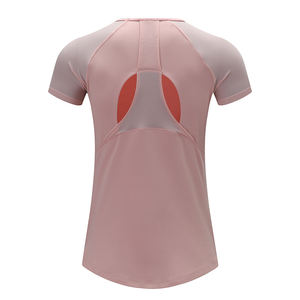 Mulheres Primavera Esportes Ativos Impresso T-<span class=keywords><strong>Shirts</strong></span> para As Mulheres Ginásio Shorts Manga Top Colheita T Shirt Mulheres <span class=keywords><strong>Open</strong></span> <span class=keywords><strong>Back</strong></span> Yoga Top T-Shirt F237 - Product Image 2