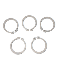 OEM Choice M8-M18 SS304 Stainless Steel Shaft Restraint Motor Hardware Spring Tension External Retaining Ring Washer