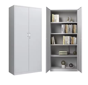 Bán Buôn Giá Rẻ Chất Lượng Cao 2 Đu Cửa Thép Tủ Nội Thất Văn Phòng Kim Loại Bền Thép Nộp Lưu Trữ Tủ - Product Image 1