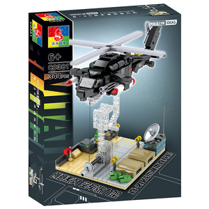 ตัวต่อของเล่น WOMA TOYS แบรนด์แท้ โครงสร้างเทนเซกริตี้ ของเล่นเสริมพัฒนาการ ต่อต้านแรงโน้มถ่วง เฮลิคอปเตอร์ยุทธวิธี ของเล่นตัวต่อแบบประกอบเอง - Product Image 5