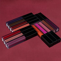 Gloss à lèvres liquide mat longue tenue, waterproof, cruelty-free, haute pigmentation, 49 couleurs, fournisseur de gloss à lèvres avec étiquette privée personnalisée