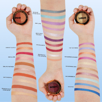 Palette d'ombres à paupières Matte Mauve & Shimmer Peach Soft Glam Metallic Finish Powder Form