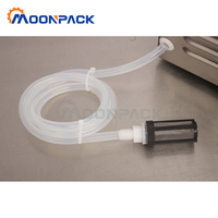 Machine de remplissage liquide Moonpack GFK-180, sauce soja, huile essentielle, lait, parfum, bouteille de yaourt, eau, jus, sérum, pompe de remplissage de bouteille