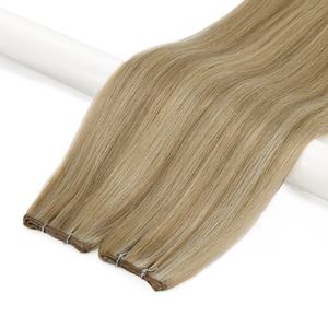 Extensions de cheveux humains Genius Weft en gros, 100% cheveux Remy alignés sur les cuticules, invisibles, sans couture, prêts à être expédiés, personnalisation possible - Product Image 3
