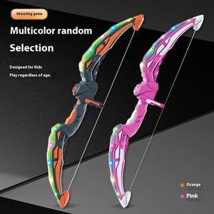 Set busur dan panah untuk anak-anak, 2 pak Set panahan lampu LED dengan 20 panah cangkir hisap, mainan dalam dan luar ruangan - Product Image 4