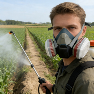 Respirateur demi-<span class=keywords><strong>masque</strong></span> en silicone de haute qualité, hermétique, à faible fuite, confortable, 6502, avec double filtre. - Product Image 1