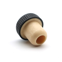 Tapón de Corcho Sintético de Alta Calidad de 19.5mm con Tapa de Plástico para Botellas de Aceite de Oliva y Vino