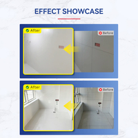 Mastic Époxy pour Joints de Carrelage Anti-Noircissement Antimoisissure Imperméable Remplissage de Joint à Deux Parties