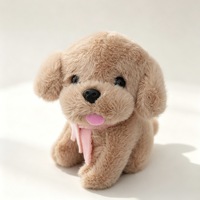 Porte-clés en peluche chien Teddy Kawaii Songshan, petite poupée machine, jouet en peluche doux, cadeau pour enfants