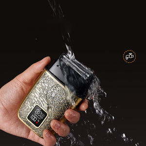 CITICITY IPX6 Waterproof Portable Bronze LCD Display Rechargeable Profesional Portable Shaver Electric Shavers for <b>Men</b> - Product Image 5