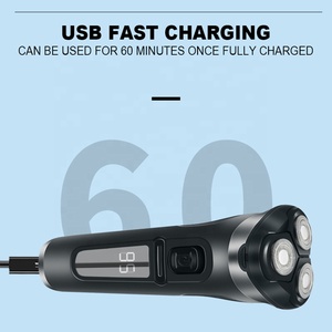 Macchina da <span class=keywords><strong>barba</strong></span> portatile da uomo con 3 teste impermeabile rasoio elettrico - Product Image 6