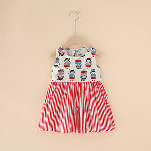 Vestido de Princesa de Algodón Puro para Niñas de 3 Años, Estilo Halter, Línea A, Largo hasta la Rodilla, para Verano - Product Image 4