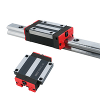 Rail de guidage linéaire HLTNC HGR15 20 25 30 35 45 55 65 avec bloc de guidage à roulement pour routeur CNC