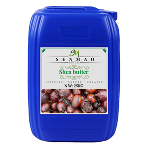 Beurre de karité brut biologique pur à 100 % pressé à froid en vrac non raffiné pour les soins de la peau du corps, huiles de support cosmétiques en gros pour le savon pour les mains - Product Image 1