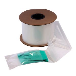 Bolsas de <span class=keywords><strong>correo</strong></span> de rollo continuo transparente Unilateral Punto de apertura previa Break Baler Bolsa de embalaje plana - Product Image 2