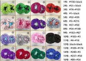 Wholesale Different Colours Double Layered Reversible Silk Satin Hairband Bonnets With Private Label Custom Logo Bulk Vendors