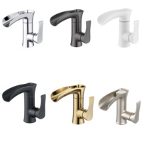 Vente en gros Robinet de lavabo chaud et froid Robinet cascade Robinets de salle de bain Robinet mitigeur de lavabo Robinet mitigeur de lavabo pour salle de bain