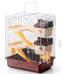 Gabbia per Piccoli Animali in Ferro Traspirante di Nuovo Stile Lussuoso, Gabbia per Criceti, Disponibile in Diversi Colori: Rosso, <span class=keywords><strong>Giallo</strong></span>, Blu, Verde - Product Image 6