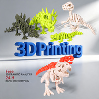 Dragon articulé imprimé en 3D, T-Rex, articulations flexibles et mobiles, jouet anti-stress, décoration de bureau, cadeau, vente en gros