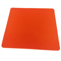 Tapis de souris de jeu Saturn en matériau PU Poron doux, super léger, bord surpiqué fin, sans logo, tapis de souris de jeu pour ordinateur