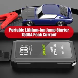 Vehicle -mounted Jump Starter 16800mAh Smart LCD Screen Display Waterproof Jump Starter For Cars Trucks Mowers Pickups