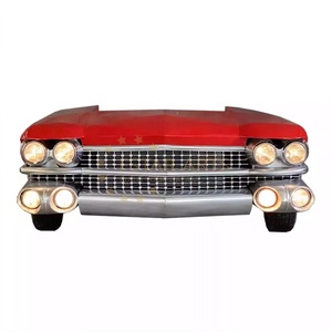 Bancone Reception a Forma di Auto <span class=keywords><strong>Vintage</strong></span> <span class=keywords><strong>Cadillac</strong></span>, Stile Industriale in Metallo per Ufficio o Bar - Product Image 5