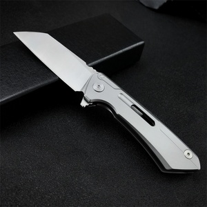 Manufacturer New Wholesale DIY OEM Pocket <b>Knife</b> Multi-Functional <b>Knives</b> with D2 High Speed Steel Blade and One Line <b>Lock</b> - Product Image 1