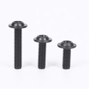 M3 M4 M5 M6 M8 ISO7380-2黒亜鉛メッキステンレス鋼304 Torxパンヘッドスクリュースタードライブボタンフランジヘッドマシンねじ - Product Image 3