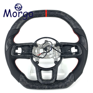 <span class=keywords><strong>Volante</strong></span> de Fibra de Carbono Forjado Mate Personalizado Morgo con Pantalla LED para <span class=keywords><strong>Jeep</strong></span> Grand <span class=keywords><strong>Cherokee</strong></span> Wrangler JK JL <span class=keywords><strong>XJ</strong></span> Gladiator - Product Image 1