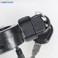 Superbsail Throttle + Verrouillage Électrique de Porte 5 Broches - Version C pour Pièces et Accessoires de Trottinette Kukirin G2 Max, Accessoires de Trottinette Électrique