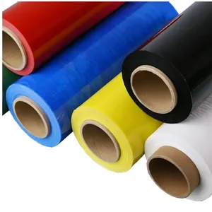 Cling Agriculture Black Lldpe Hand Ceiling Handles Pe Hood Mini Jumbo Roll <b>Pallet</b> Wrapping Stretch <b>Wrap</b> Film - Product Image 5
