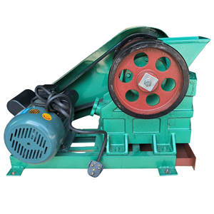 Mini concasseur à mâchoires 100X60, machine électrique de broyage de roche pour le broyage de minerai, de scories, de charbon et de pierres, 220V - Product Image 1