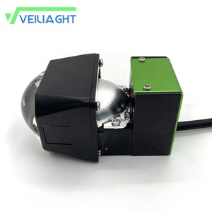 全新设计 1.6 英寸摩托车 LED 雾灯，1.5 英寸方形摩托车头灯投影镜片 3500 流明白光 - Product Image 2