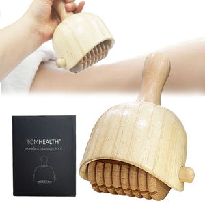 Masajeador de Madera <span class=keywords><strong>con</strong></span> <span class=keywords><strong>Rodillo</strong></span>, <span class=keywords><strong>Copa</strong></span> de Masaje <span class=keywords><strong>Sueca</strong></span> <span class=keywords><strong>con</strong></span> Forma de Hongo, Herramientas para Esculpir el Cuerpo - Product Image 1